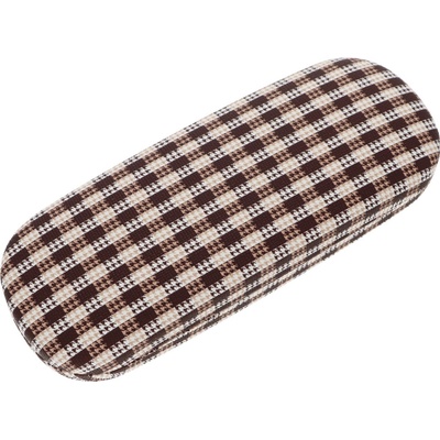 Ewena pouzdro na brýle hnědé karo KR628