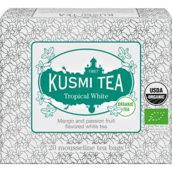 Kusmi Tea Бял чай TROPICAL, 20 муселинови пакетчета, Kusmi Tea (KUSMI21637A1120)