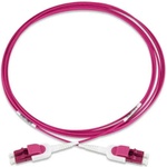 Conneu LC-LC Uniboot дуплексна пач корда, мултимод OM4, 2 мм. , виолетова, Conneu (2.0 м) (CNFJ-LCLCOM4UBVT2mm-2)