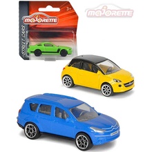 MAJORETTE Auto 7 5cm Street Cars kovové volný chod 18 druhů 1:64