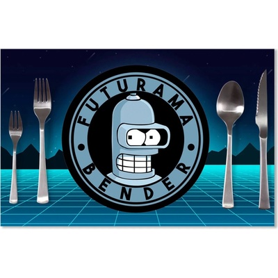 Sablio Prostírání Futurama Bender Čtvrtá dimenze 40x30cm