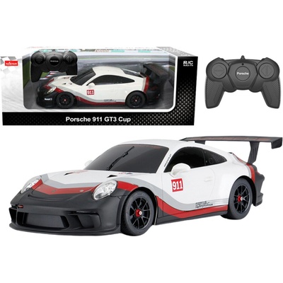 Rastar 20602 Auto na dálkové ovládání R/C Porsche 911 GT3 bílé 1:18