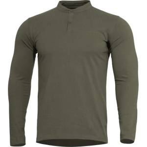 PENTAGON Romeo Henley 2.0 Тениска с дълъг ръкав, маслиненозелена (K09016-2.0-06)