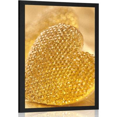 Plakát romantická srdíčka - 40x60 white