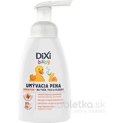DIXI Baby Sensitive detská umývacia pena 250 ml