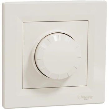 Schneider Electric SE Димер ротативен R3-370W LED3-200VA моноблок цвят Крем Asfora - EPH6800123 (EPH6800123)