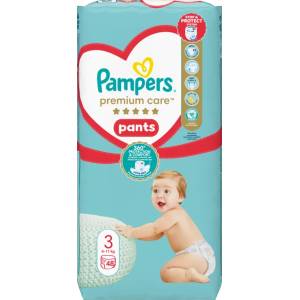 Pampers Pants 3 Premium Care 48 броя - topcho-online