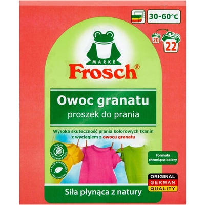 Frosch Granátové jablko prací prášek na barevné 18 PD 1,35 kg