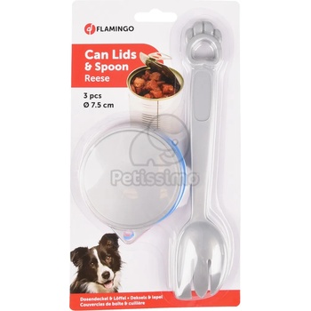 Image 1 of Flamingo капак и лъжица за консерви 1 бр