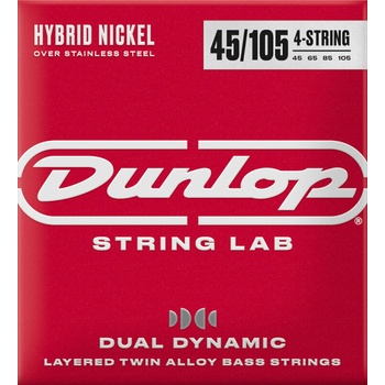 Dunlop DBHYN45105 String Lab Hybrid Nickel Струни за бас китара
