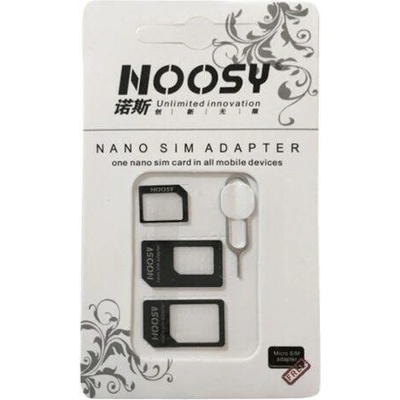 Noosy SIM adaptér (MINI, NANO, MICRO + klíček)