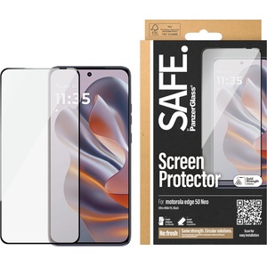 Panzer Стъклен протектор Safe за Motorola edge 50 Neo 5G, UWF - Черен