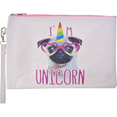 Clayre & Eef toaletní taška Unicorn s pejskem M