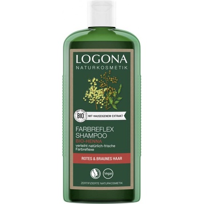Logona Šampon na červené a hnědé vlasy s hennou 250 ml