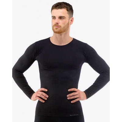 GINA tričko s dlhým rukávom Eco Bamboo 58007P čierna