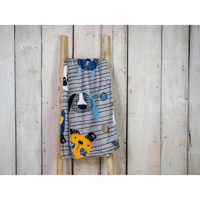 Jahu deka mikro Dogs grey 150x200