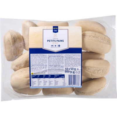 Metro Chef Bagetky světlé mini 18 x 50 g – Zbozi.Blesk.cz