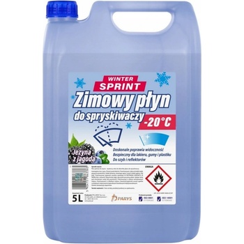 WINTER SPRINT Zimná kvapalina do ostrekovačov černice -20°C 5 l