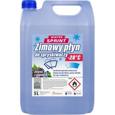 WINTER SPRINT Zimná kvapalina do ostrekovačov černice -20°C 5 l