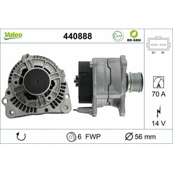 Alternátor VALEO 440888