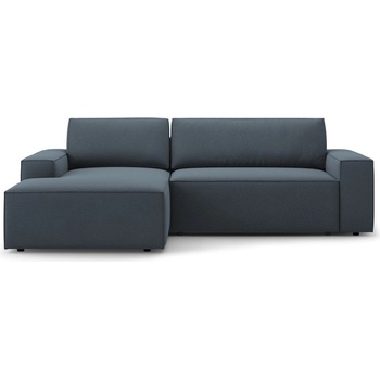 Micadoni Син разтегателен ъглов диван (ляв ъгъл) Jodie - Micadoni Home (MIC_LCF_78_F1_JODIE3)