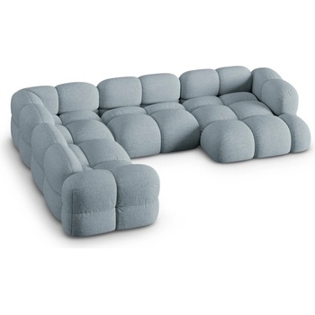 Cosmopolitan Design Светлосин ъглов диван (ляв ъгъл/U форма) Loretto - Cosmopolitan Design (COS_UL_193_F1_LORETTO4)