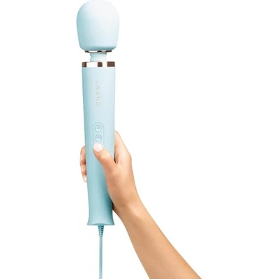 Le Wand Mощен масажор Le Wand Plug In за контакт син