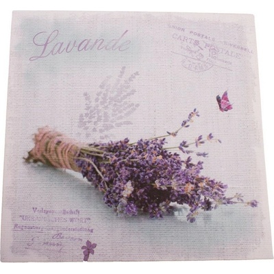 Obraz na plátně Lavender letter, 28 x 28 cm