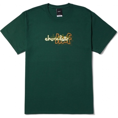 Huf CHOCOLATE CARSON TEE Forest Green