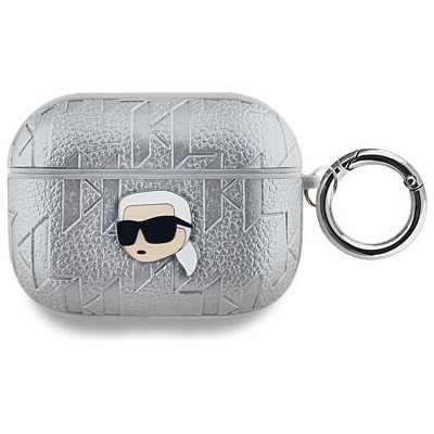 Karl Lagerfeld PU Embossed Karl Head Puzdro na AirPods Pro KLAPPGKIPS