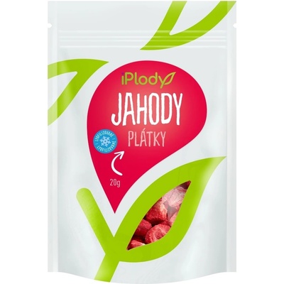 iPlody Jahody lyofilizované plátky 20 g