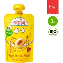 FruchtBar BIO kapsička Mango broskev banán 3 x 100 g