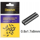 Delphin Krimpovacie svorky pre náväzce 20 ks 0,8x1,7x8 mm