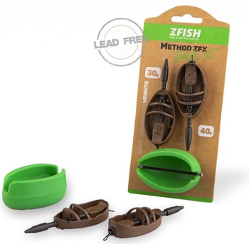 ZFISH Sada Method Feeder Set ZFX 30,40g + Formička