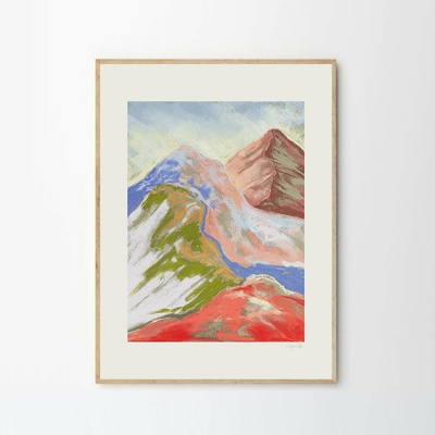 Moikka Plagát Cuillin Ridge II by Mandy Maria 70x100