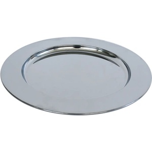 HORECANO BR-Подложна чиния метал Ø33cm ИНОКС (11101 IN) (017113)