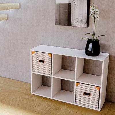 Ourbaby Shelf rack 2x3 - white bílá