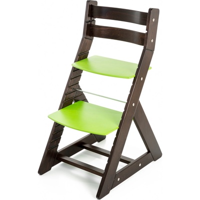 Hajdalánek Rostoucí židle Alma standard wenge / zelená