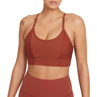 Nike Сутиен Nike Yoga Dri-FIT Indy Women’s Light-Support Padded Longline Sports Bra dd1183-670 Размер L