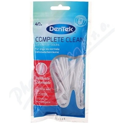 DenTek Complete Clean dentální nit s párátkem 40 ks