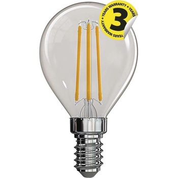 Emos LED žárovka Filament Mini Globe 4W E14 Teplá bílá