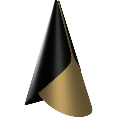 UMAGE Висяща лампа Cornet черно-златиста (2195)