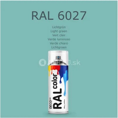 Zollex Deco Blik RAL 6027 svetlozelená 400 ml