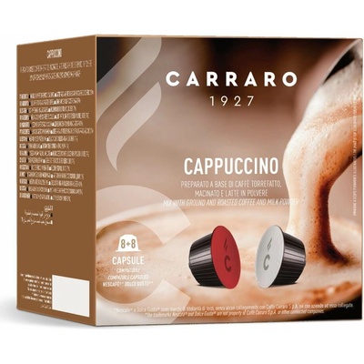 Carraro Caffe Cappuccino Dolce Gusto 8 x 17 g + 8 x 7 g