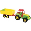 Frabar Traktor s vozíkom Červeno-zelená