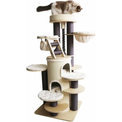 Nobby Crio designové škrabadlo krémové 161 cm – Zboží Dáma