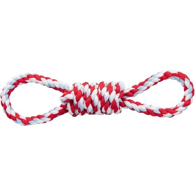 Trixie Bavlněný uzel se dvěma oky 38 cm