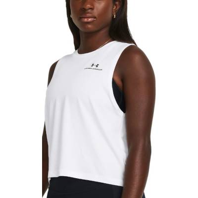 Under Armour Потник Under Armour Vanish Energy Crop Tank-WHT 1383654-100 Размер M