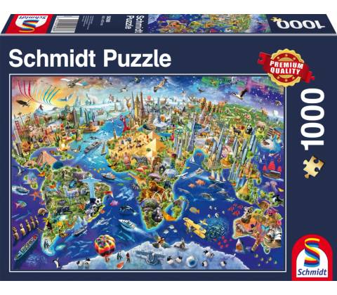 Schmidt Explore our world 1000 dielov