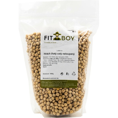 Fitboy Hrach žltý celý nelúpaný 1 kg